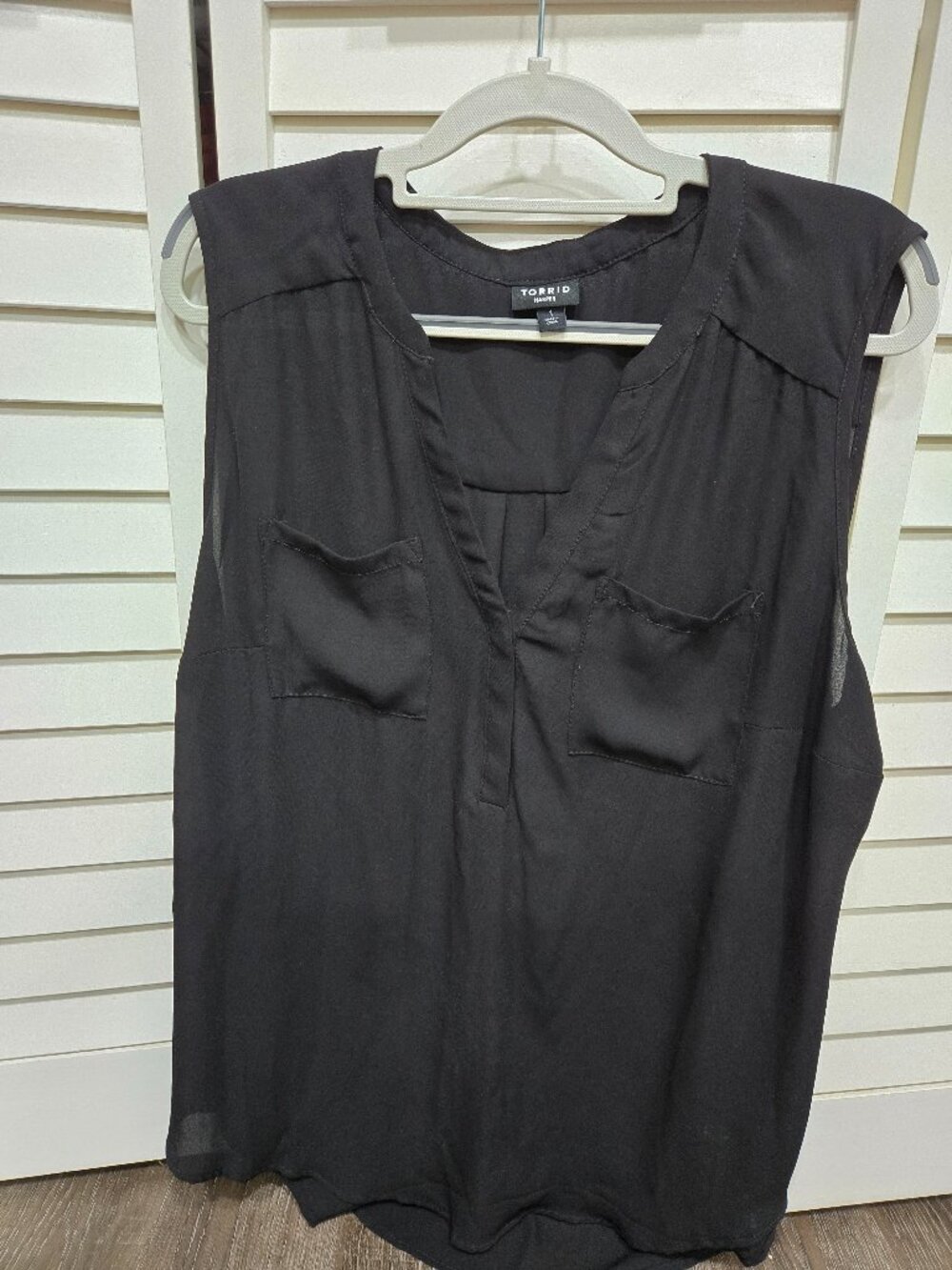 Black Blouse Harper Torrid 1X Like new